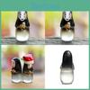 Cartoon Gold Cute No Face Man Glass Model Ornament For Desktop Decor