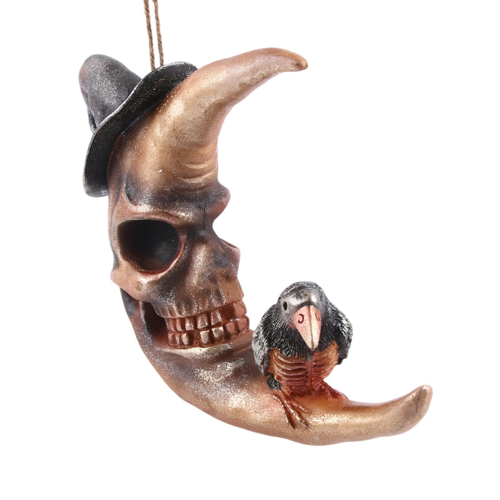 

Хэллоуин Черепа Смола Тыквы Луна Ведьма Подарок Персонализированное Украшение Домашние Украшения Украшения One Size чёрный