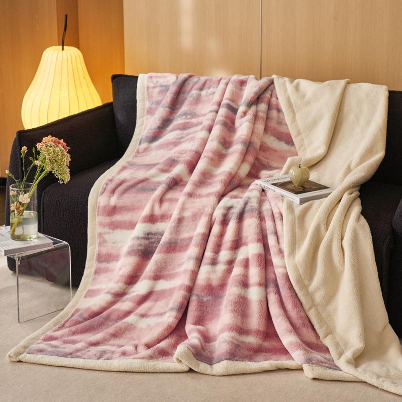 Leopard Print Flannel Throw Blanket Autumn Winter Thicken Warm Plush Blanket for Sofa Bed Queen Size Double Cozy Soft Comforter