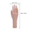 Realistisches Silikon-Damenhandmodell Nagel-Trainingshand Weiche Flexible Silikon-Damen-Mannekin-Hand zum Zeigen von Schmuck Rechte Hand