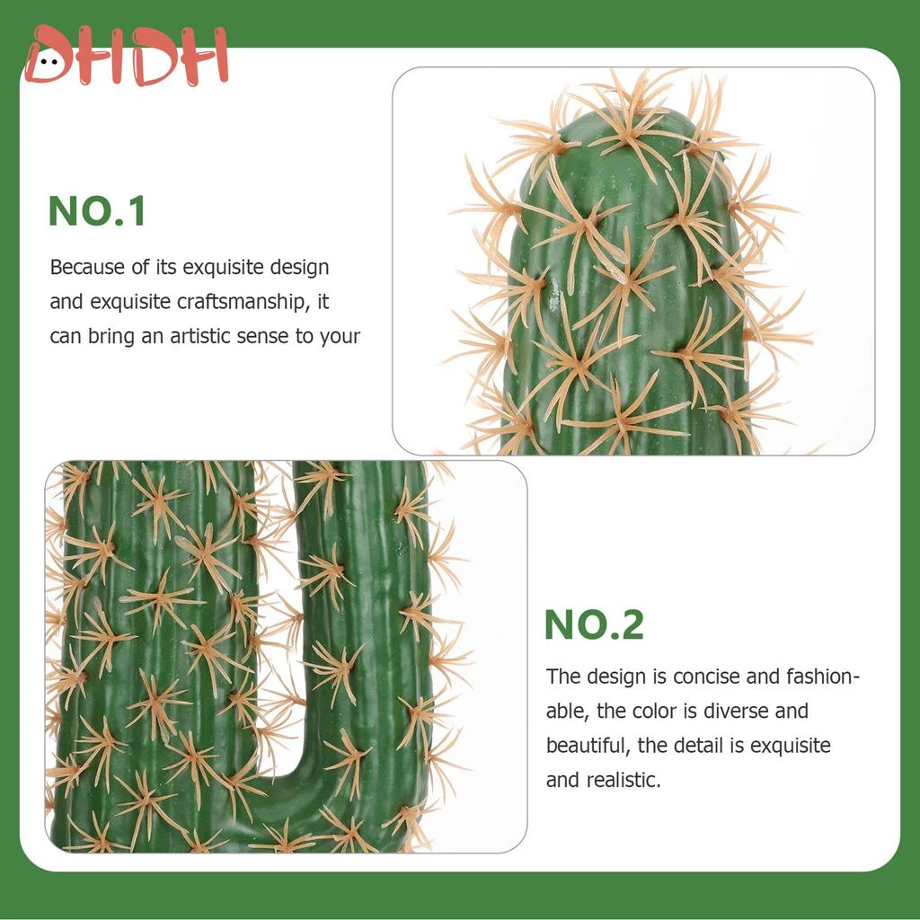 Artificial Cactus Decoration Foam Cactus DIY Micro Landscape Tropical Plants Realistic Succulent Plants Home Office Decor