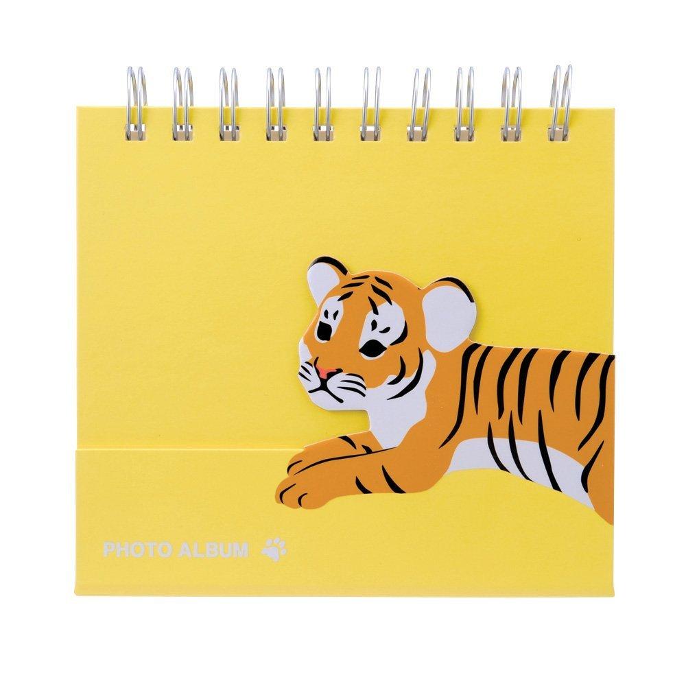 

Marks Photo Stand Album, Large, 36 Photos, Animal Children s Tiger Design, Perfect for Anniversary Gifts, CG-PSAL1-YE