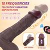 Thrusting Realistic Penis Dildo Vibrator Sex Toys for Ladies Women Sexual Wellness Telescopic Dildo Female Masturbation Strong Suction Cup Adult Toys