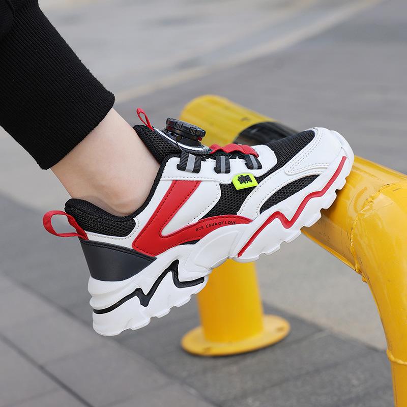 Students, Middle School, Autumn and Winter Shoes, Leather Waterproof Children's Sports Shoes, Mesh Primary School Students, Running Shoes, Travel Sh