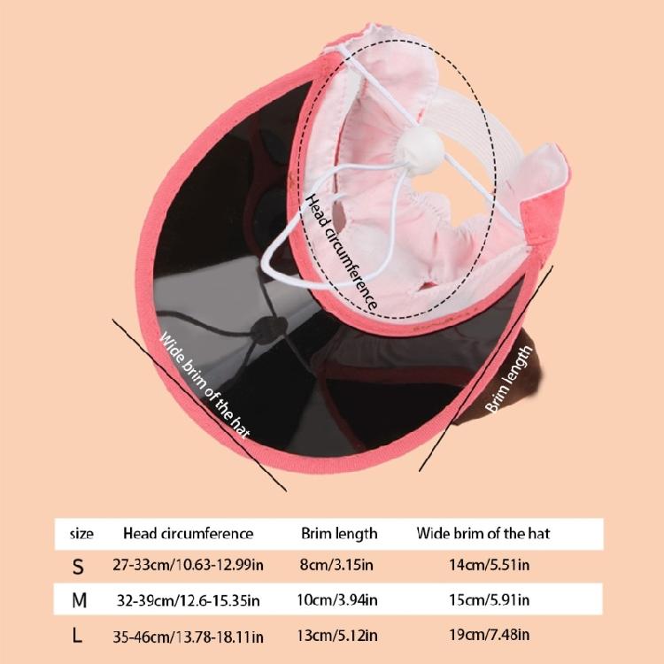 Multi Pet Sun Protective Hat Wide Brimmed Design For Dogs Cats Rabbits Lightweight Summer Accessory