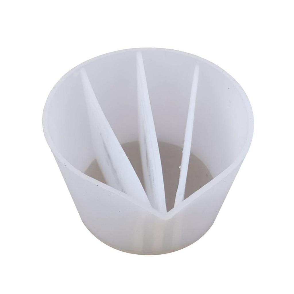 Mit Trennwänden Acrylharz Silikon Paint Pouring Becher geteilte Becher Fluid Pour Zubehör Tonwerkzeuge