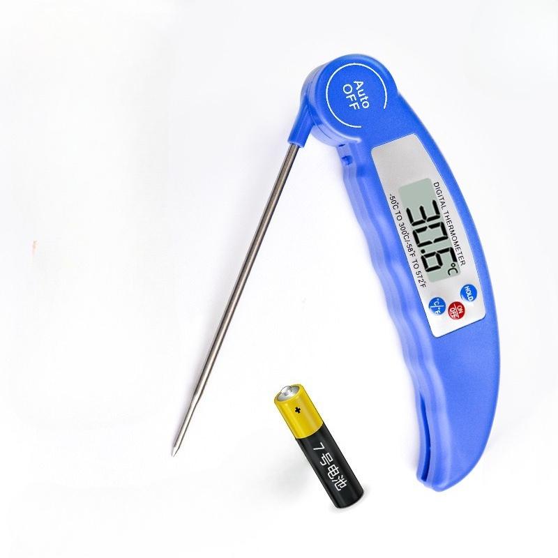 1Pc Digital Display Folding Thermometer Food Food Thermometer Kitchen Barbecue BBQ Special Thermometer, Thermometer