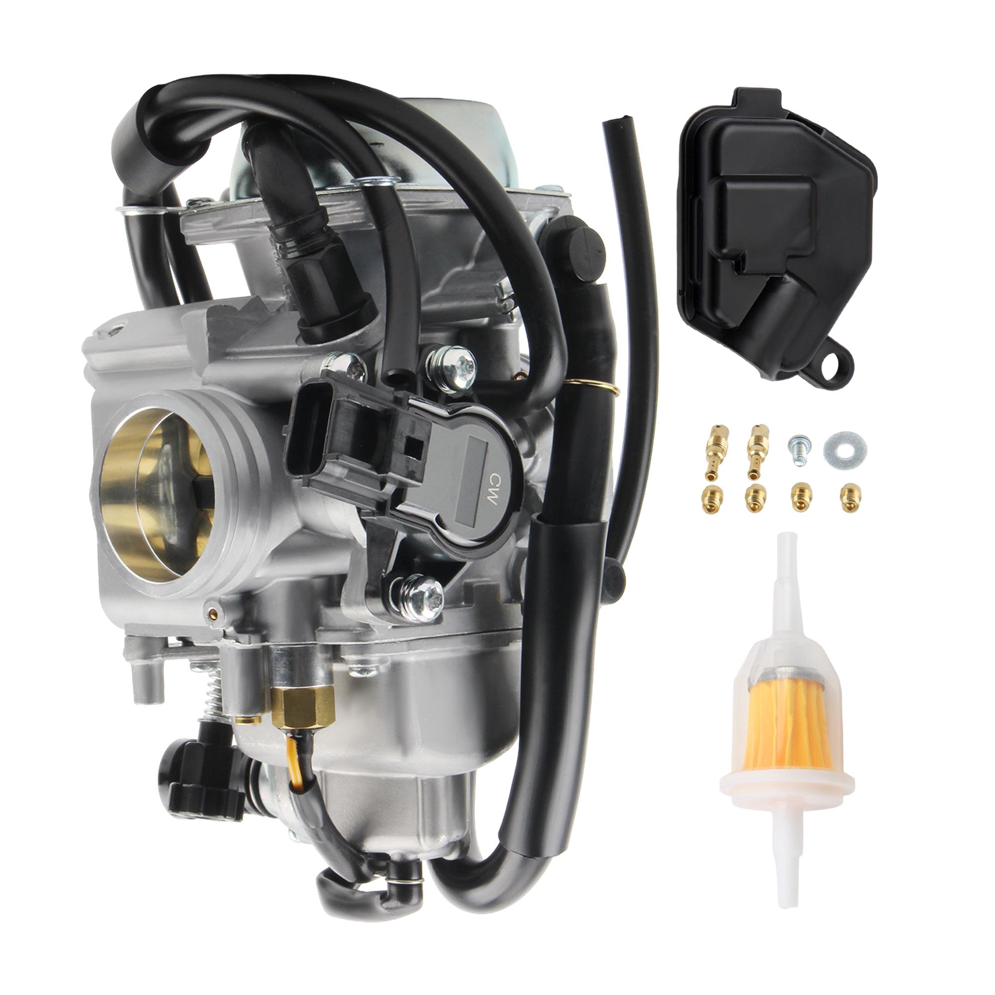 Enduro Motorcycle Carburetor Set For Honda TRX500 TRX500FA TRX 500F 500FE 500FM 500FPE 500FPM 500TM 500FPA ATV DirtBike Parts серебряный