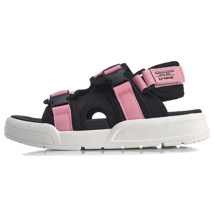 New LiNing Coca Beach Sandals Women's Geranium Pink AGUP002-2
