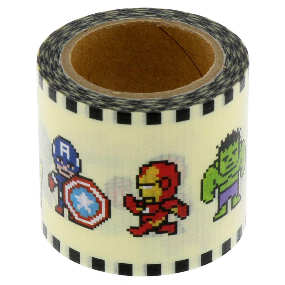Sunstar Stationery Marvel Masking Tape YOJOTE S8580782 8-bit