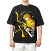Demon Slayer Giyuu Tomioka Water Breathing Anime Print T Shirt Men 2026 Summer Casual Streetwear Oversized Cotton Tees Japanese