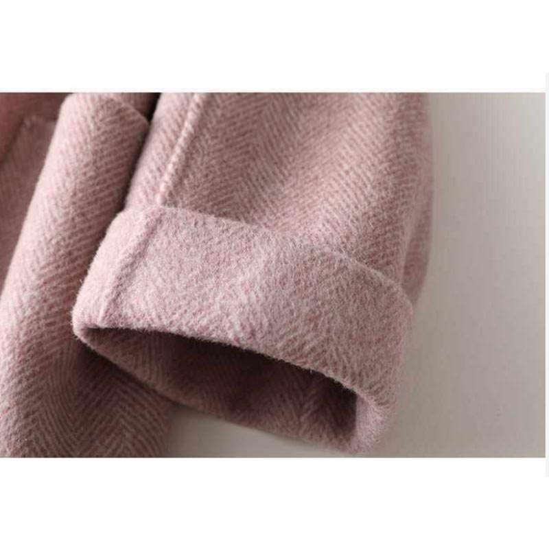Woolen Autumn And Womens Coat Winter Doublesided Woolen Thickened Slim Slim Midlength Coat