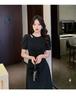 2026 Black Elegant Hepburn-Style Summer Dress for Women