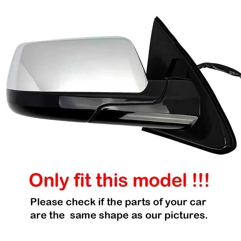 For Chevy Tahoe Suburban GMC Yukon XL 2015- Car Replace Rearview Side Mirror Cover Wing Cap Exterior Case Trim Accessories