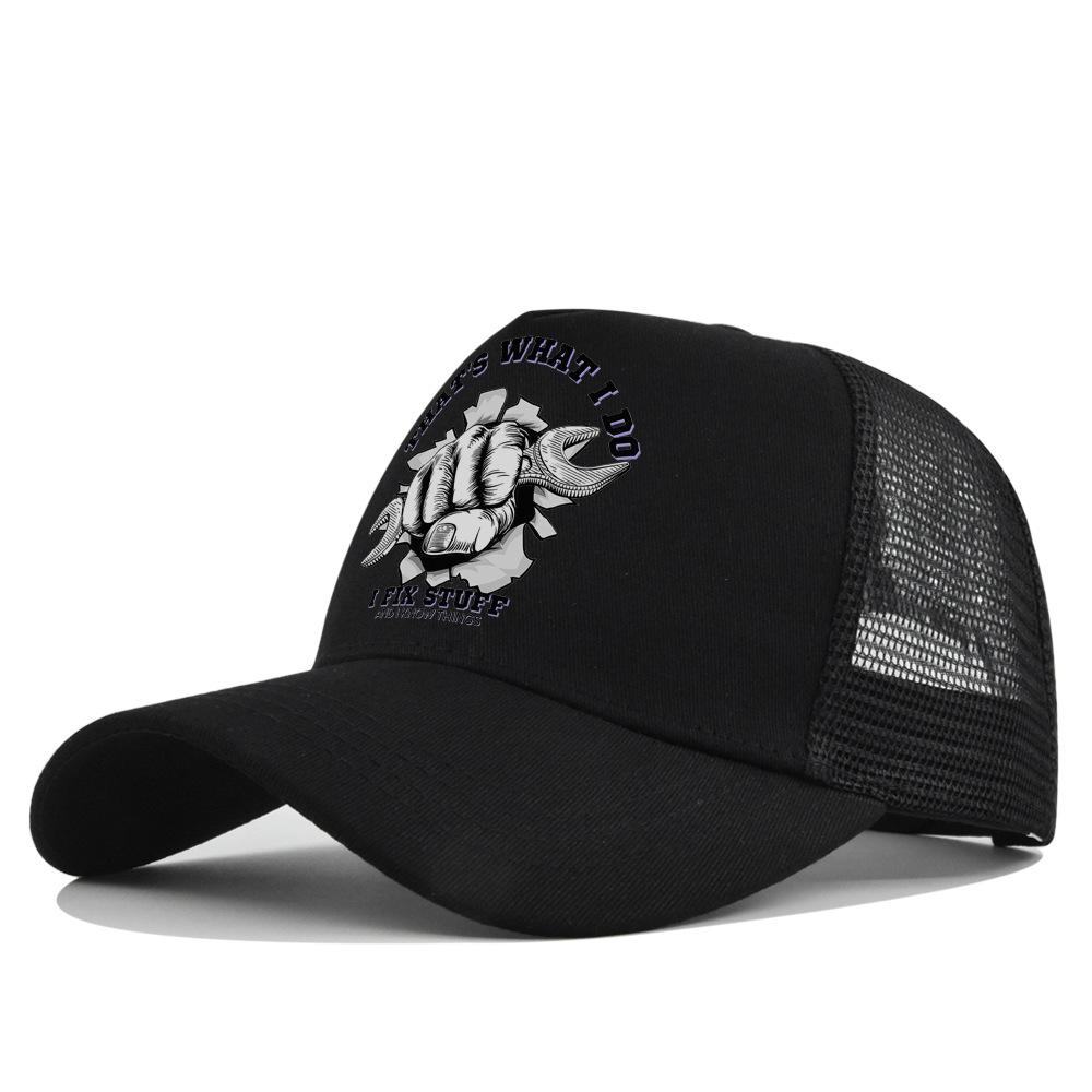

New 2026 Spring Summer Printed Mesh Breathable Baseball Cap Personality LOGO for Men Women Couples Visor Hat Casquette Gorras