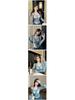 Women's Retro Ink Wash Tie-Dye Square Neck Slim Fit Base Layer Top - Autumn/Winter Collection