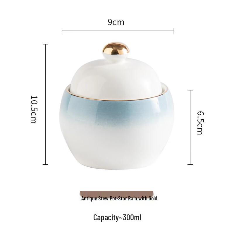 Zhaoran Ceramic Double Boiler Stew Pot
