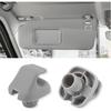 2 Stück Sonnenblenden-Clip, Langlebiger Auto-Sonnenblenden-Clip-Haken Ersatz OEM-Nr. 88217S01A01ZA, 88217S04003ZA, Premium Auto-Sonnenblenden-Zubehör Kompatibel mit Honda Civic