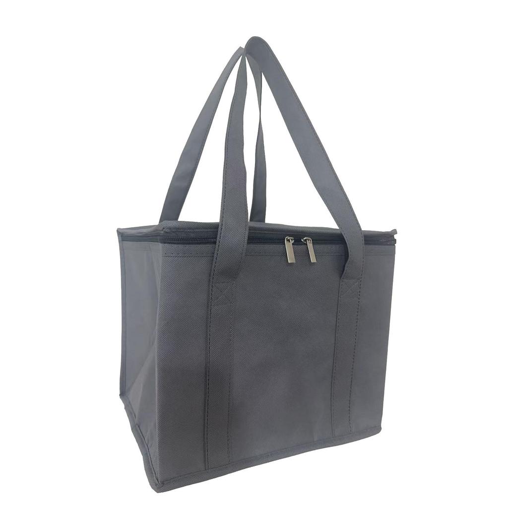 Portable Large Capacity Non-Woven Aluminum Foil Insulation Bag for Car and Outdoor Use