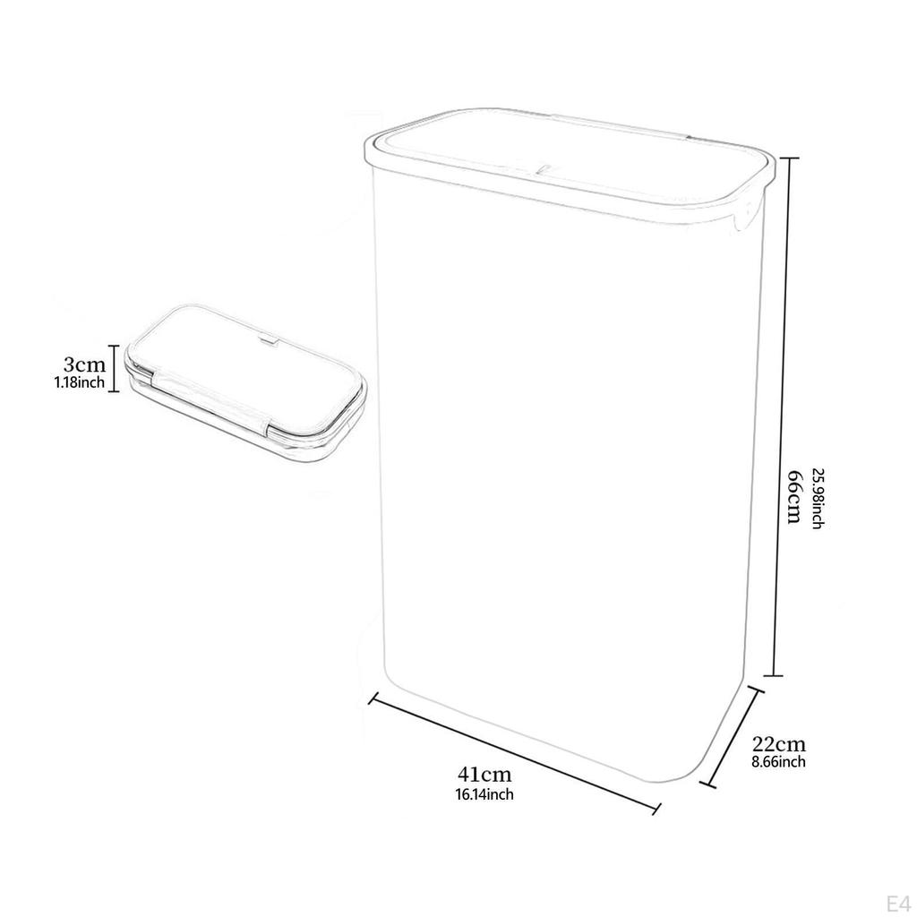 Clothes Bin with Lid, Storage Basket for Bedroom And Bathroom