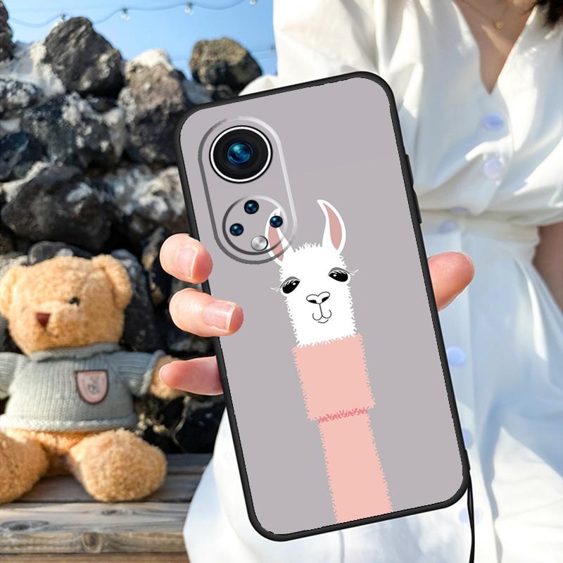 

Cute Alpaca Donkey Case For Honor Magic 6 Pro 90 70 50 Magic 5 Lite X6 X7 X8 X9 X6a X7a X8a X9a X8b X9b Cover Honor X7