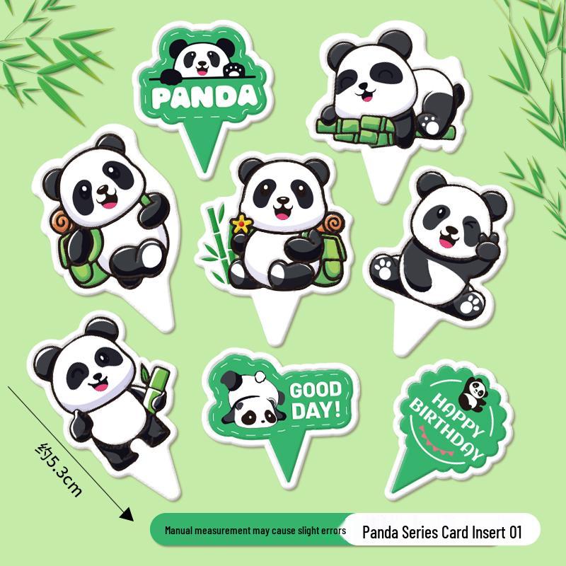 Sushi Cartoon Cupcake Toppers & Ice Cream Flag Picks for Happy Birthday Desserts