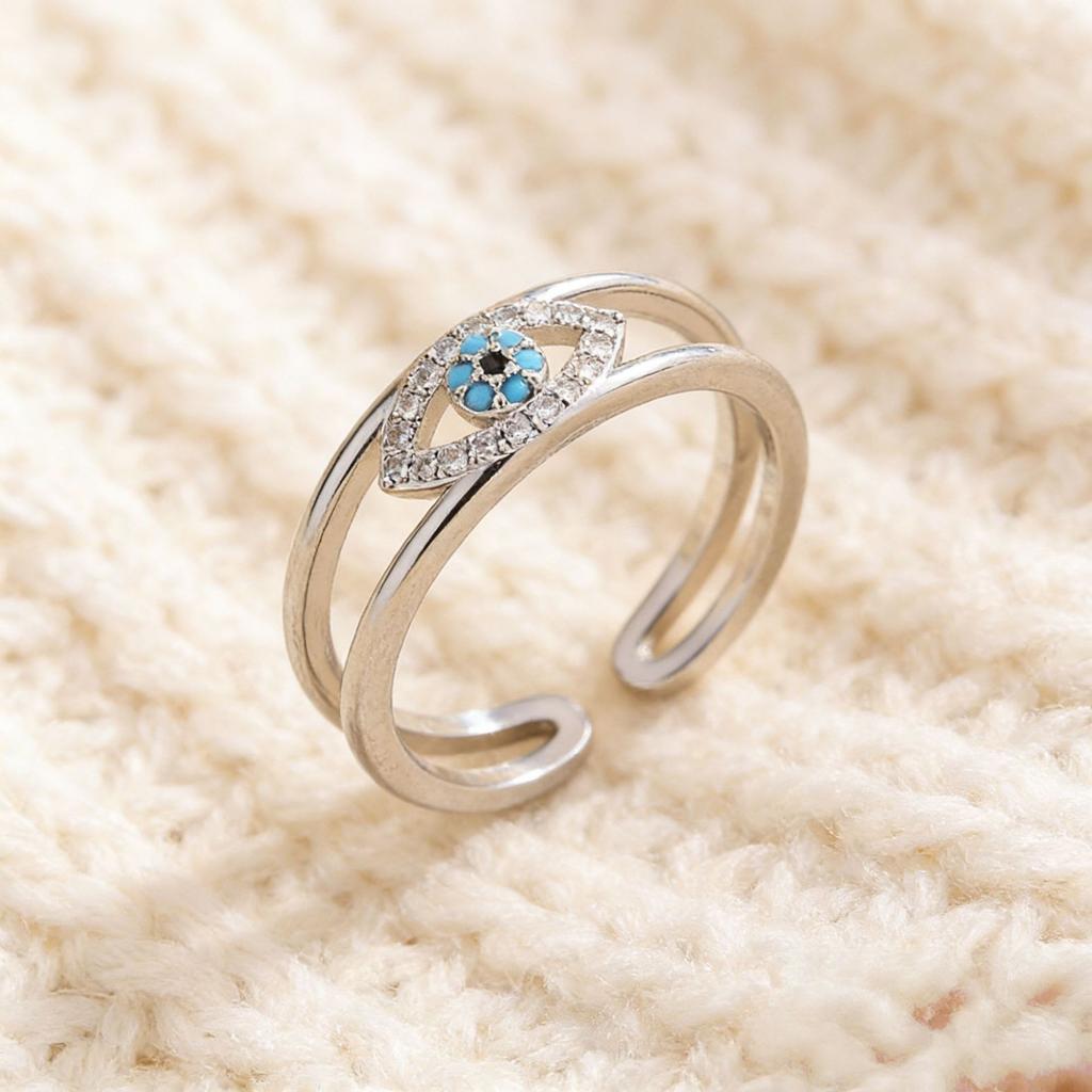 Ring Female Niche Personality Opening Adjustable Non-fading Jewelry Couple Jewelry