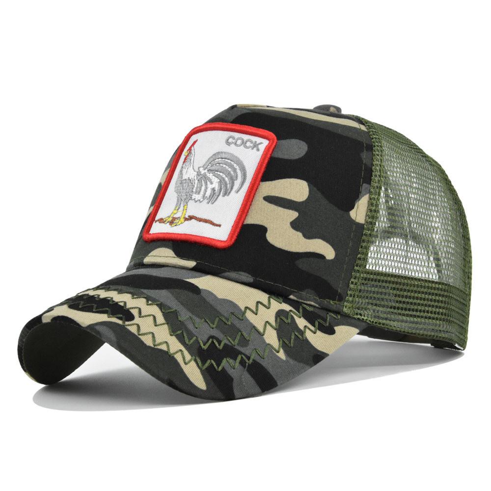 Duck Tongue Cap Cartoon Animal Rooster Cotton Embroidered Net Cap Baseball Cap