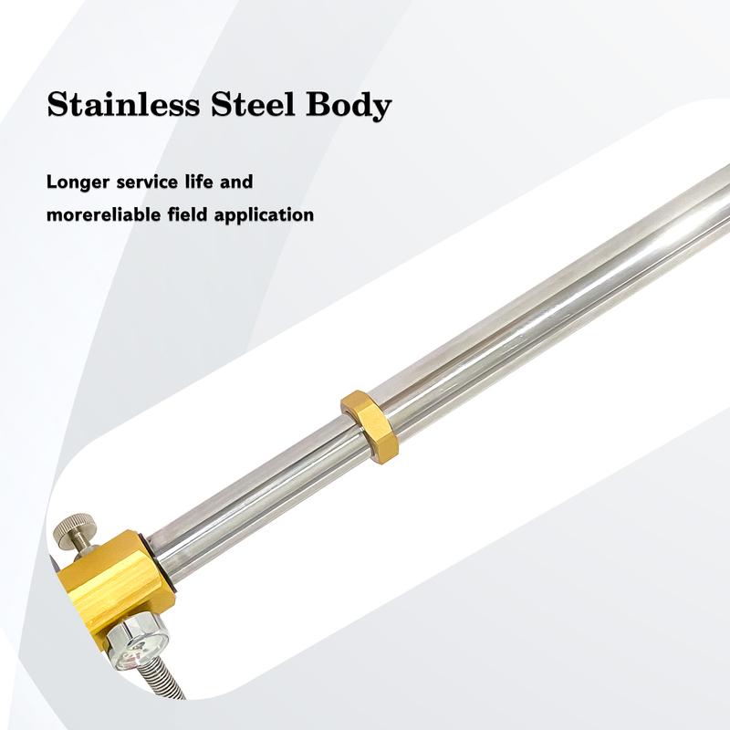 NUOGE Hand Pump 3-Stage 30mpa 4500Psi High Pressure Operated HPA Tank Hunting Car Bicycle