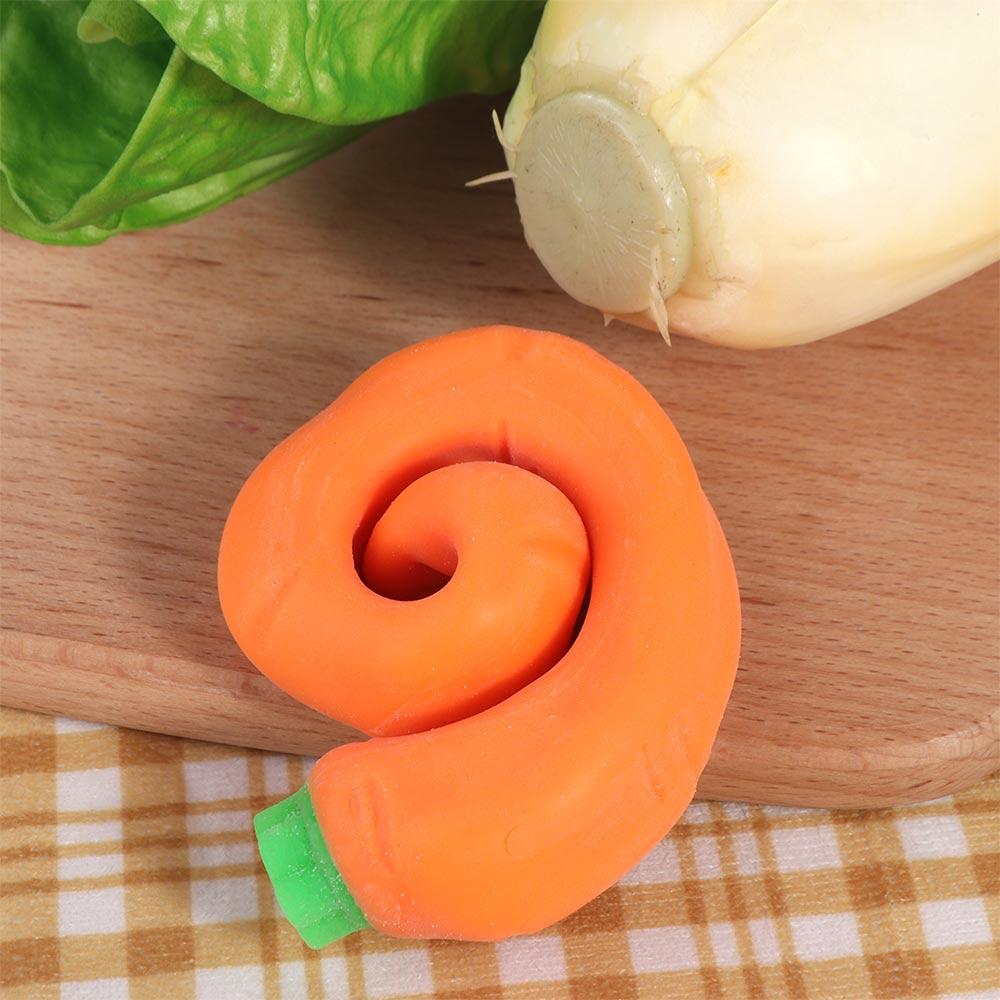 Vent Vegetable Carrot Pinch Memory Sand Carrot Carrot Squeezing Soft Adhesive Orange