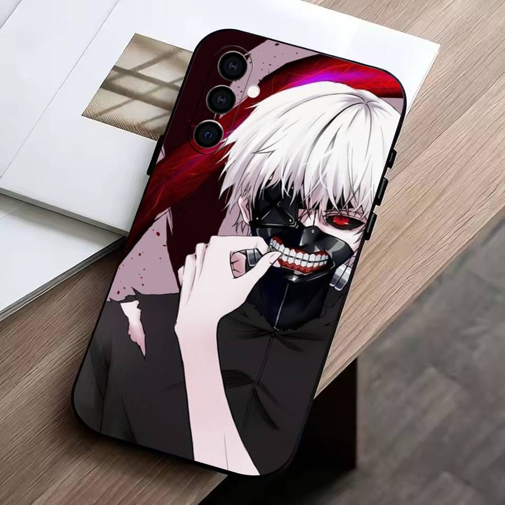 

Amine T-Tokyo Ghoul Phone Case For Samsung Galaxy A73,A72,A71,A70,A53,A52,A51,Soft Silicone Black Cover Samsung a32 4g