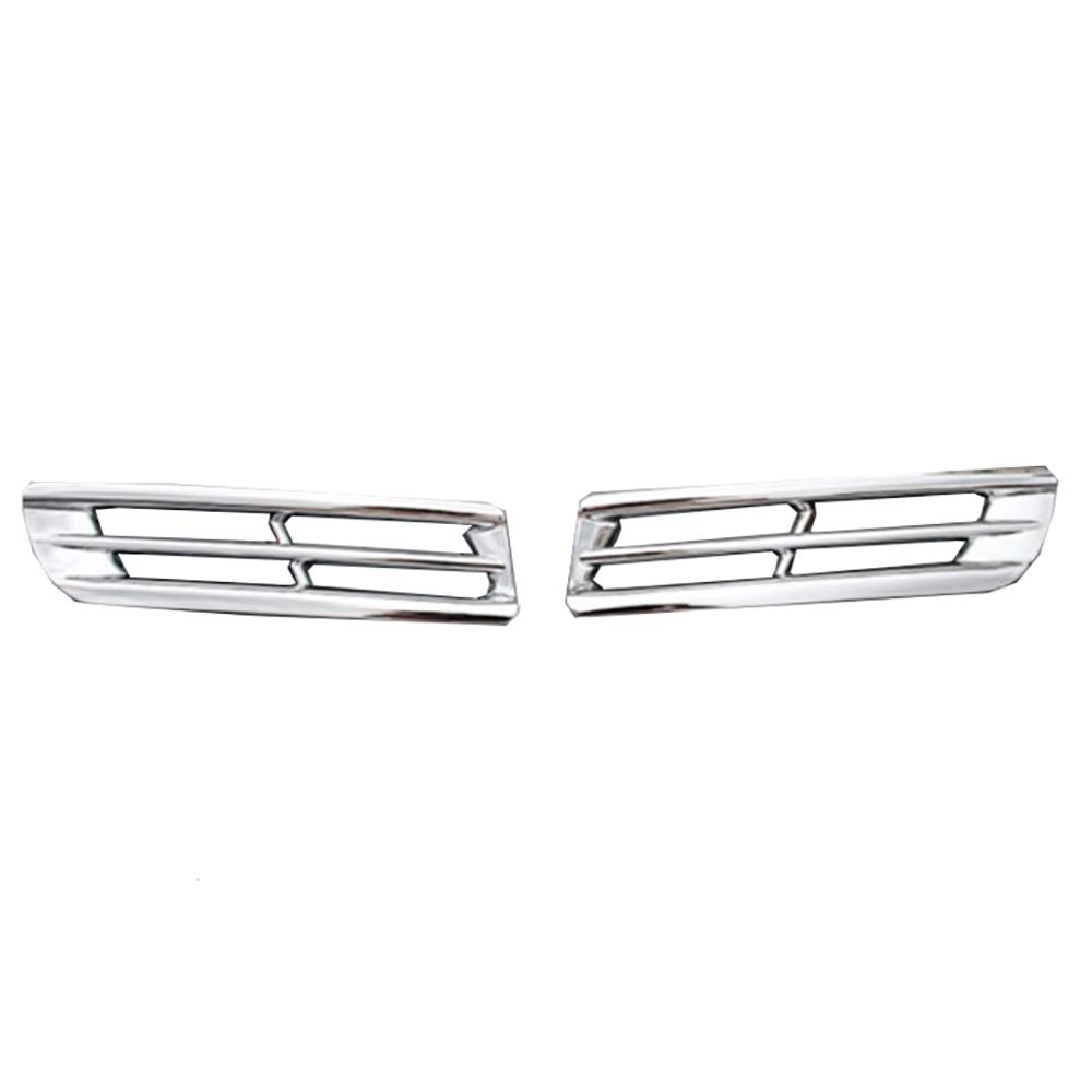 Fog Light Frame Chrome 2x Toyota Highlander 2012-2014 ABS