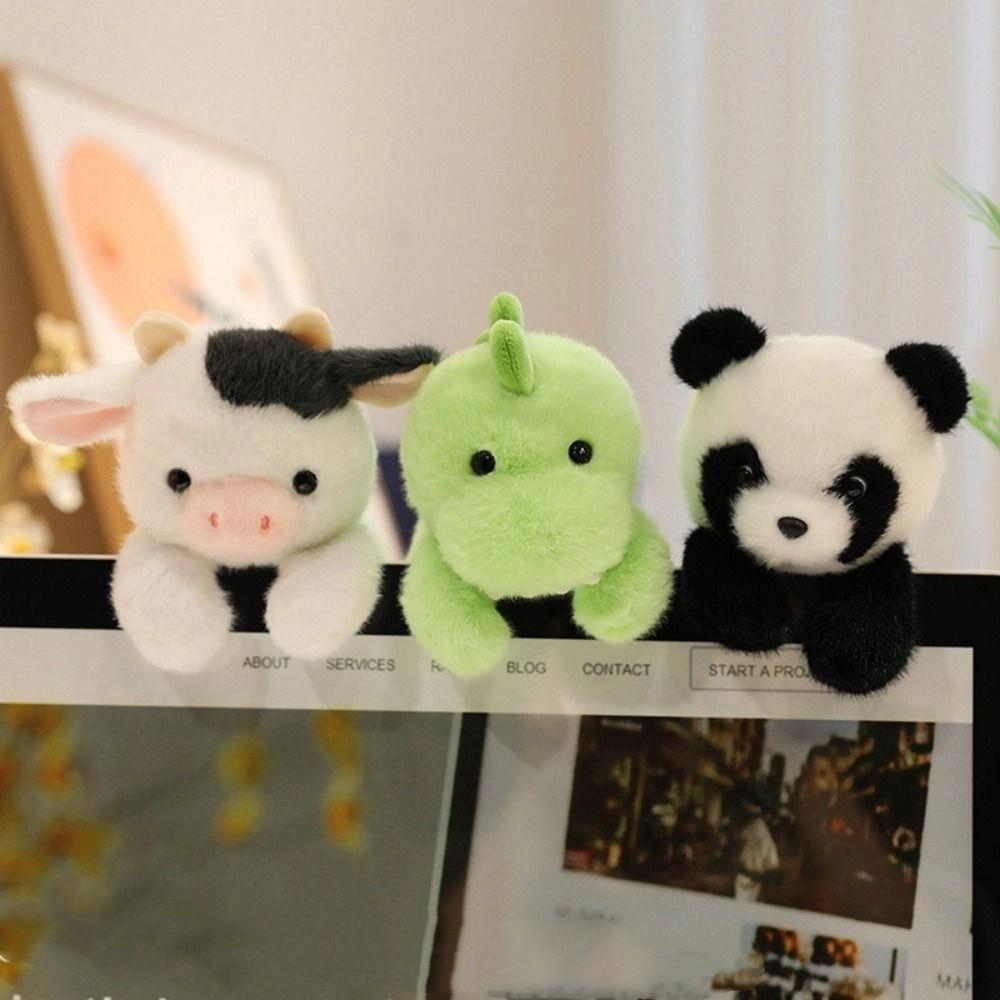 Flauschiges Dinosaurier-Plüschtier Sitzende Kuh Umarmungskissen Plüsch Desktop-Kumpel Spielzeug Kindertag