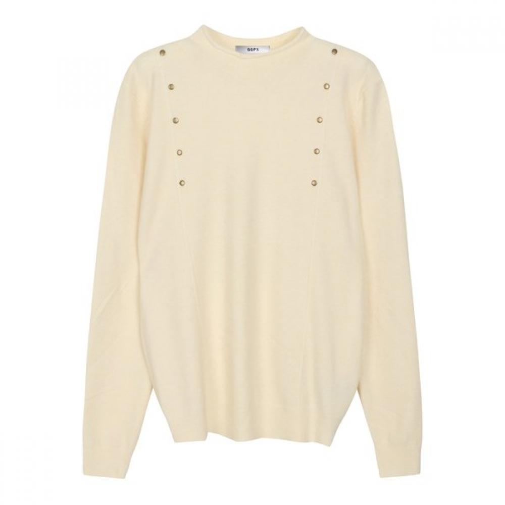 GGPX New York Half Neck Stud Knit Goakp002f