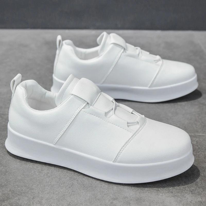 2025 New Men's Sneakers Fashion White Causal Shoes for Men Brand Designer Skateboard Shoes Outdoor Versatile Men's Walking Shoes