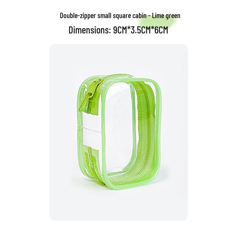 High-Transparency Double Zipper Blind Box Doll Bag - Outdoor PVC Itabag