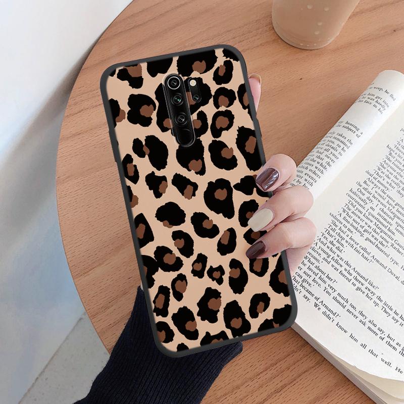 Case For Redmi Note 8 Pro Soft Silicone TPU Back Cover Case Protective Coque For Redmi Note8 Pro Shell Leopard Painted Bumper