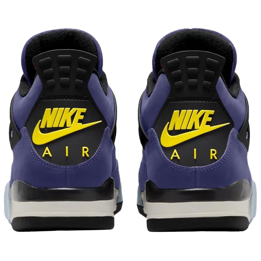 Jordan Air Jordan 4 Abrasion Resistant Mid top Vintage Basketball Shoes Unisex Purple FV5029-500