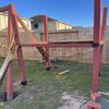 4 Stück Pfostenkappen Verbindungsbügel Pfosten mit Balken verbinden Pfostenoberteil Schwerlast-Befestigung Balkenschuh Metall Pergola-Verbinder