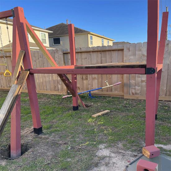 4 Stück Pfostenkappen Verbindungsbügel Pfosten mit Balken verbinden Pfostenoberteil Schwerlast-Befestigung Balkenschuh Metall Pergola-Verbinder