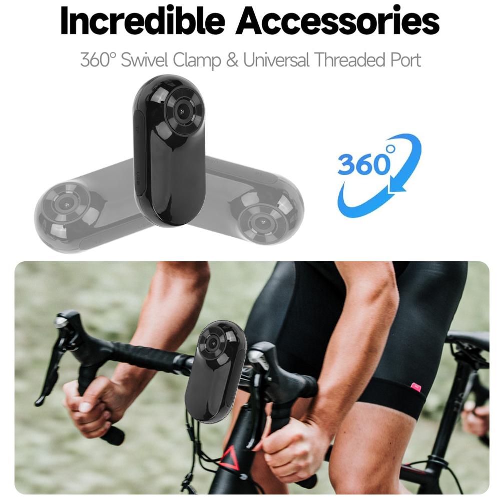 Cat Dog Tracker Collar HD 1080P Wireless Cat Camera Collars Sport/Action Camera with Video Records Wireless Collar Pet Supplies