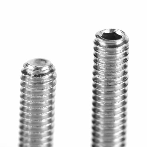 Hilitand Hex Socket Set Screws, Stainless Steel, M3 x 3/4/5/6/8/10/12mm, Pack of 212, A2-DIN916