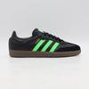 JR0911 adidas Originals Samba OG Core Black Screaming Green Gum (Men's)