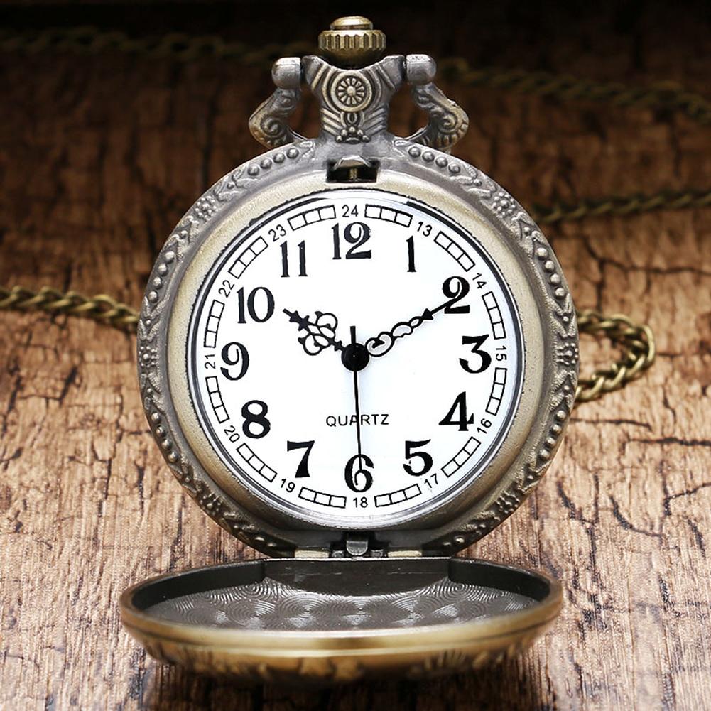 Pendant Animal Zodiac Pocket Watch Vintage Charm Unisex Fashion Quartz Pocket Watch Necklace