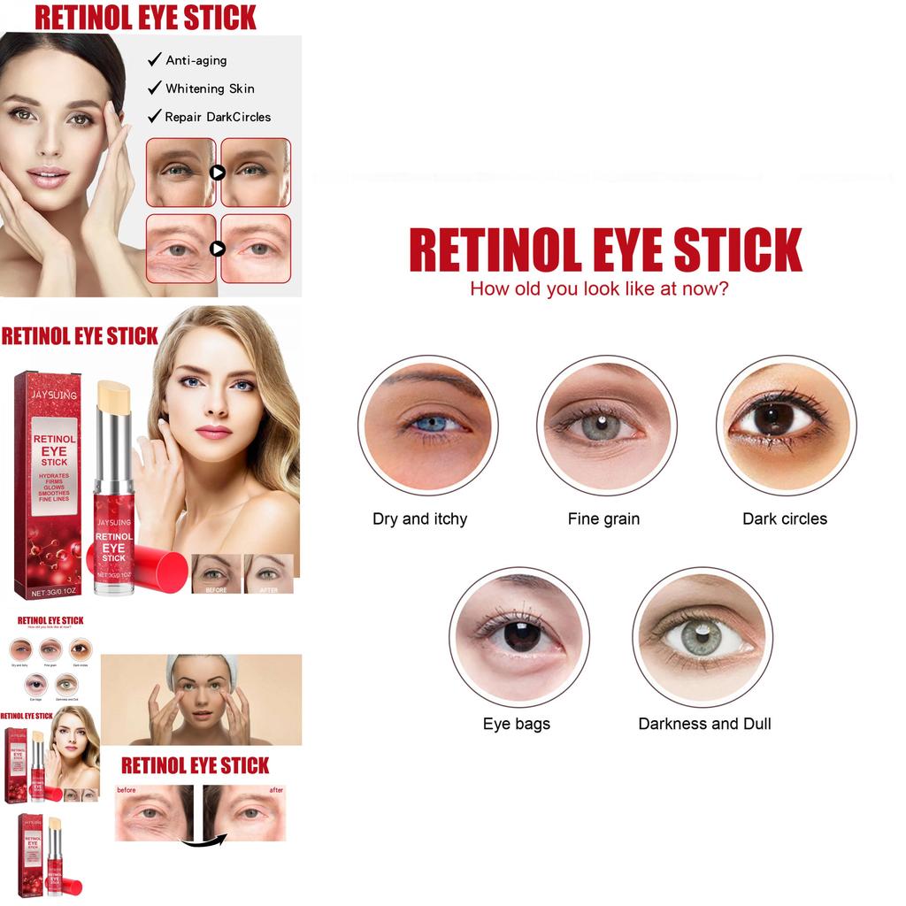 Jaysuing Retinol Anti-wrinkle Eye Cream Hydrating Moisturizing For Dark Circles And Puffiness