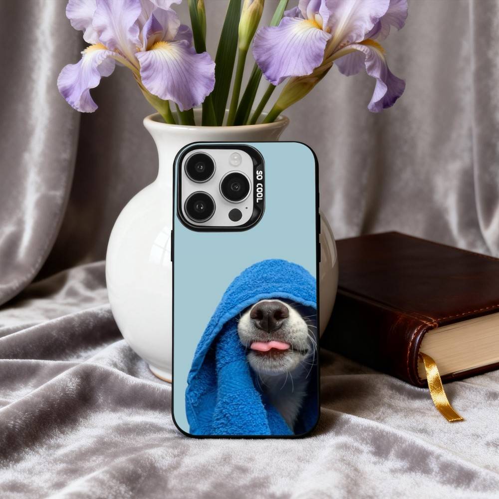 

F-Funny A-Animal D-Dog-G Phone Case For iPhone17,16,15,14,13,12,11 Plus,Pro Max Black Candy silver phone case iPhone15pro