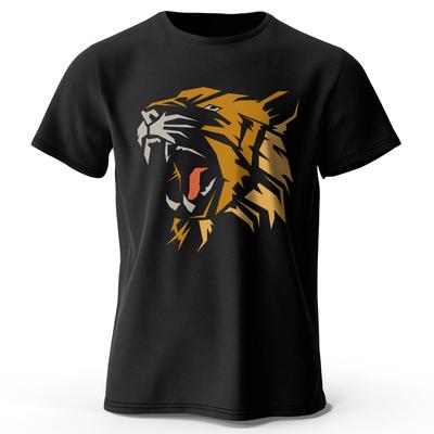 Eco-Friendly Printed 100% Cotton T-Shirt, Soft & Breathable Round Neck Short Sleeve Tee, Unisex Casual Wear