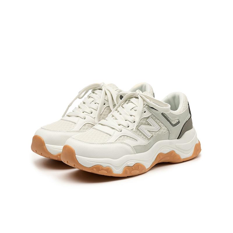 Spring and Autumn Cool Run New Women's Sneakers Casual Versatile Daddy Shoes Mesh Platform Casual Shoes