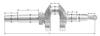 Crankshaft Loncin Lc1P61F Original Part 130290191-0001