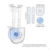 Toilet Tank Cage ClogResistant Design Hanging Holder Prevents Residue Washroom Supply